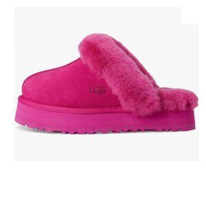 UGG Women's DISQUETTE Slipper, Dark Peony, 7 New in Box
